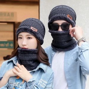 Winter Beanie Hat Scarf Sets For Men and Women
